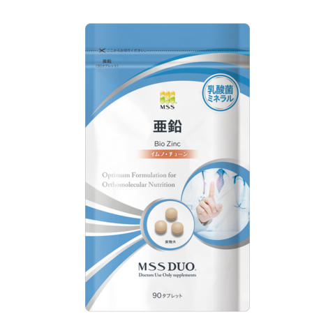 【MSS】亜鉛（乳酸菌ミネラル配合） 90粒
